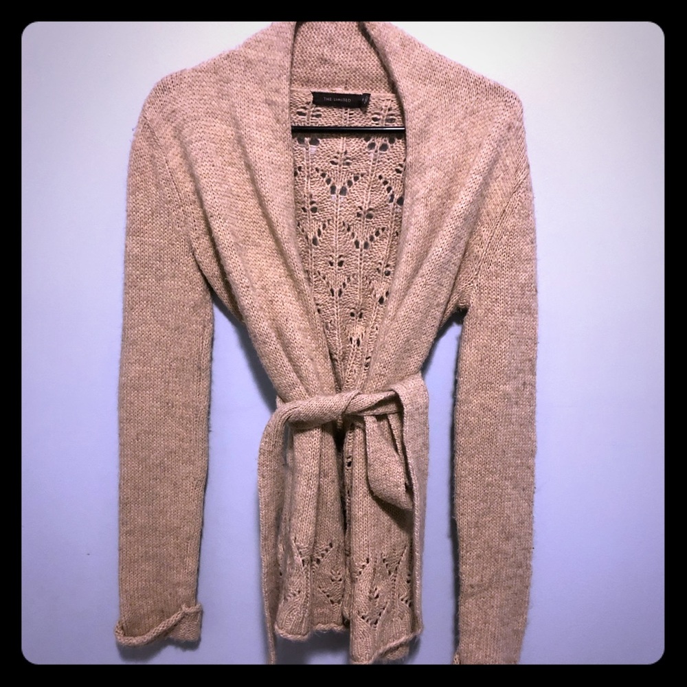 DONATED Knit open front sweater
